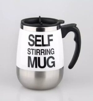 Self Stirring Coffee Mug Cup Stainless Steel Automatic Self Mixing