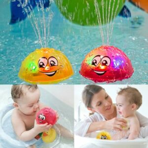 Waterproof Cartoon Bath Spray LED Toy