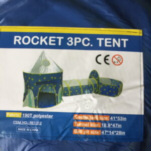 Childrens 3 In 1 Tent Spaceship Tent