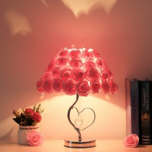 Pink Rose Led Lamp